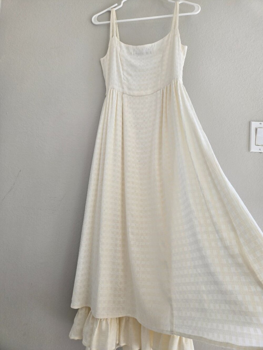 Christy Dawn "The Nicks" Dress in Ivory/Cream Ruffle Midi size XS Bohemian - Picture 8 of 17
